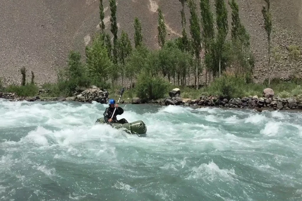 Scenic view of Northern Areas of Pakistan with lush green valleys and rivers