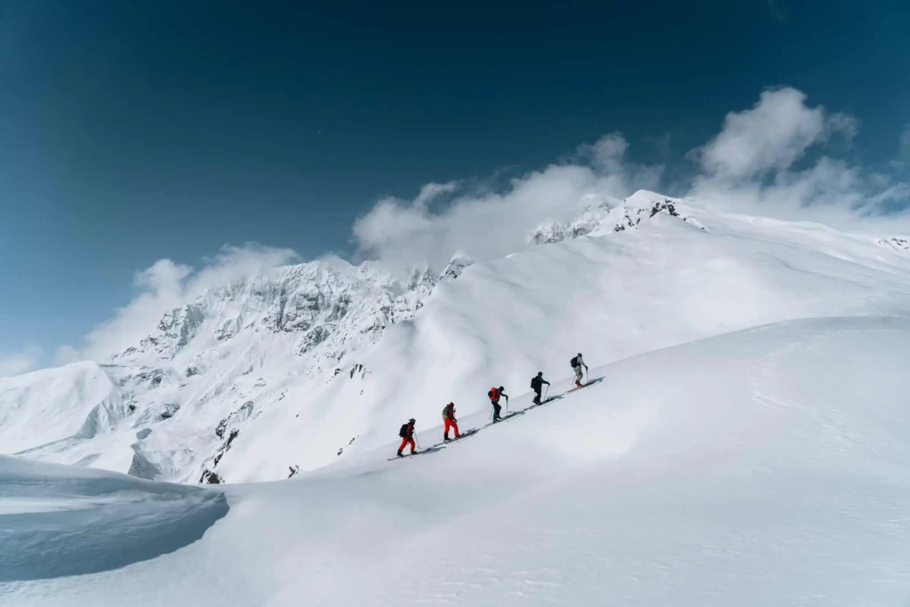 Skiing in Pakistan Hunza Valley backcountry snow adventure
