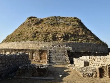 Ancient ruins of Taxila, a UNESCO World Heritage site in Pakistan showcasing Gandhara Civilization heritage.