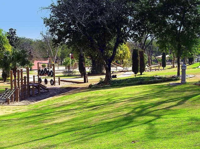 Japanese Park Islamabad featuring gardens, walking paths, and children's play areas