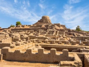 Mohenjo-Daro archaeological ruins in Sindh, Pakistan
