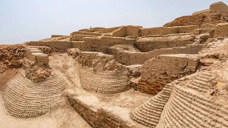 Mohenjo-Daro archaeological ruins in Sindh, Pakistan
